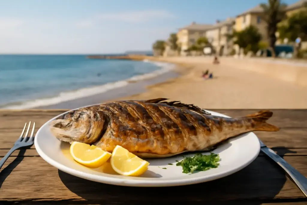 Pesce alla griglia sul lungomare: il periodo in cui gustarlo al massimo della freschezza