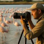 Safari fotografico tra i fenicotteri rosa nelle saline: il periodo ideale per scatti indimenticabili
